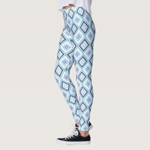 Stylish Blue Print Leggings