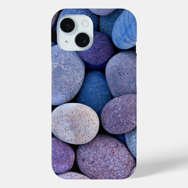 Stylish Blue Stone iPhone Cover  (Back)