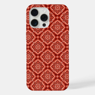 Stylish Boho Geometric Floral Pattern iPhone 15 Pro Max Case
