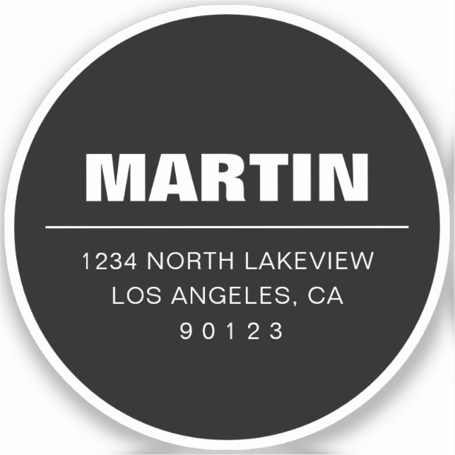 Stylish Bold Changable Text (Front)