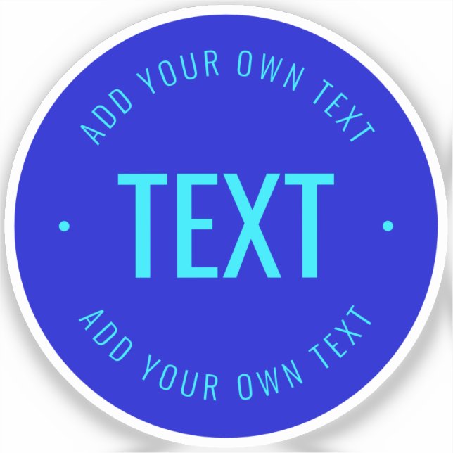 Stylish Bold Changeable Text & Colours (Front)