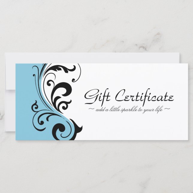 STYLISH & BOLD GIFT CERTIFICATE (Front)