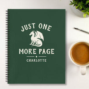 Stylish Book Lover Saying Spiral Notebook