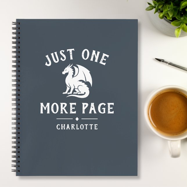 Stylish Book Lover Saying Spiral Notebook (Creator Uploaded)