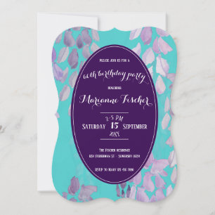 Stylish botanical 60th birthday party