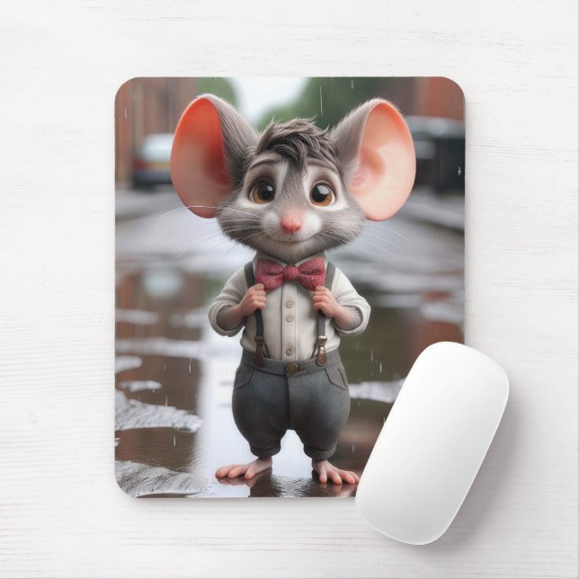 Stylish Boy Mouse In an Alley Pad (With Mouse)