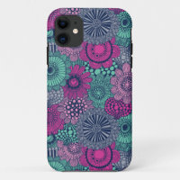 Stylish bright pattern of gorgeous flowers