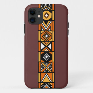 Stylish Brown African art pattern iphone 5 case