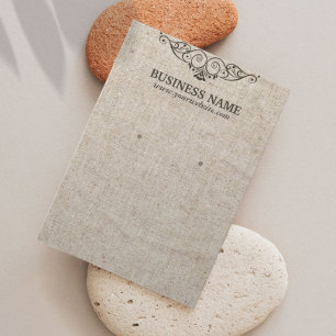 Stylish Burlap Texture Earring Display Cards