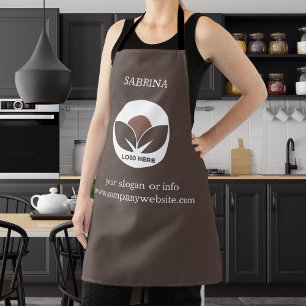 Stylish Business Apron Mocha Mousse Custom
