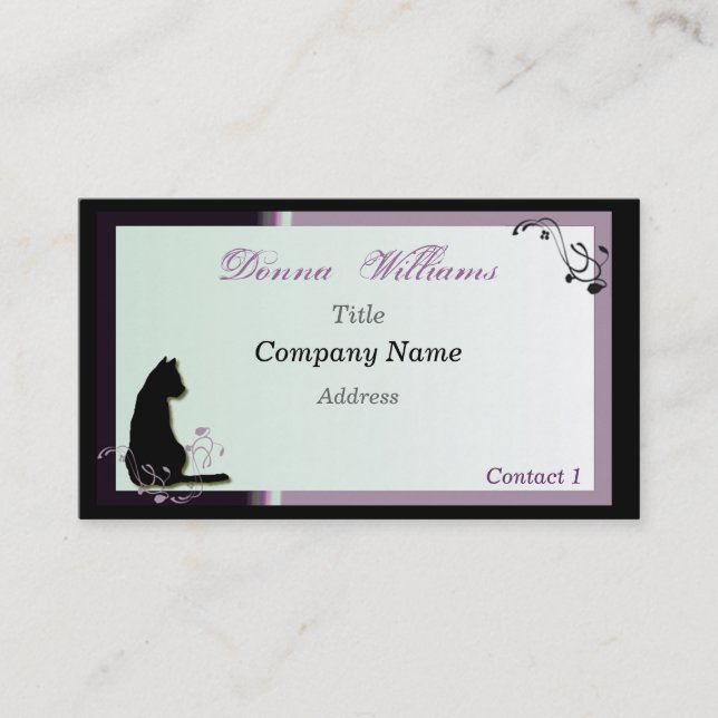 Stylish Business Card (Front)