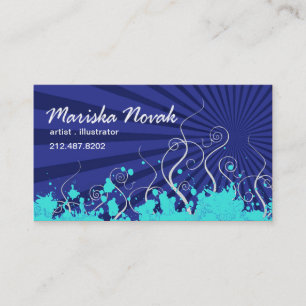 Stylish Business Card (all purpose) - "Horizon"