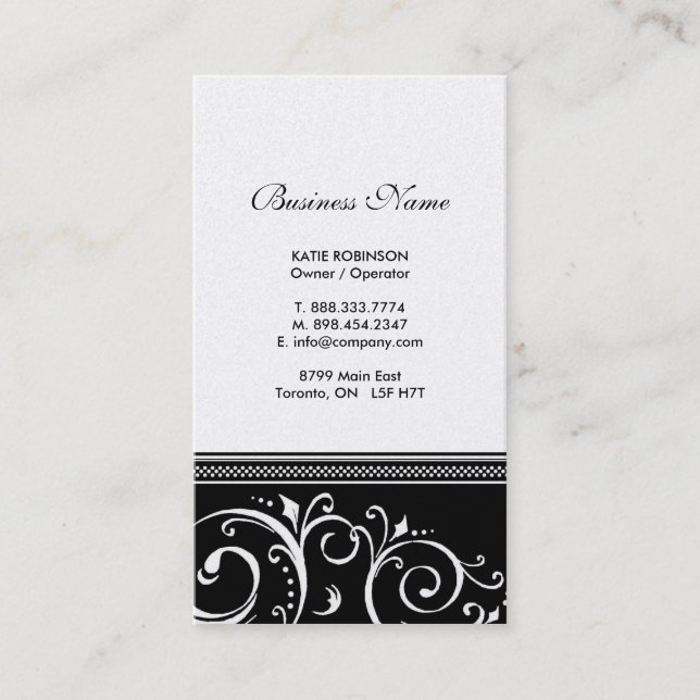 Stylish Business Cards (Front)