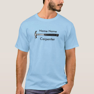 Stylish Business Carpenter Woodwork Hammer Tool T-Shirt