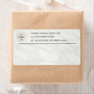 Stylish Business Professional Logo Shipping Label