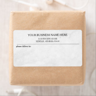 Stylish Business Professional Logo Shipping Label