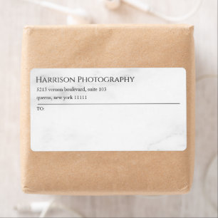 Stylish Business Professional Logo Shipping Label