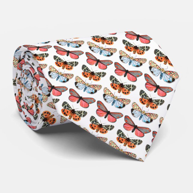 Stylish Butterfly Pattern Tie (Rolled)