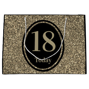 Stylish by year special birthday gift bag 18th