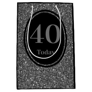 Stylish by year special birthday gift bag 40th