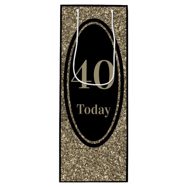stylish by year special birthday gift bag 40th (Front)