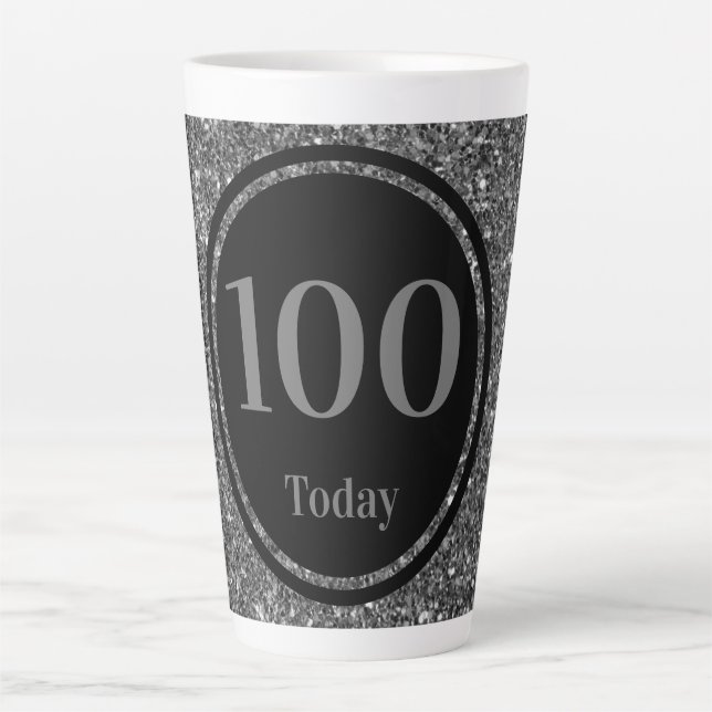 Stylish by year special birthday mug gift 100th (Front)