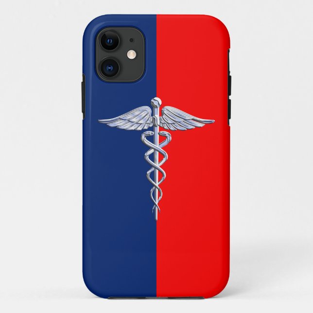 Stylish Caduceus Medical Symbol League Case-Mate iPhone Case (Back)