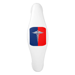Stylish Caduceus Medical Symbol League Ceramic Cabinet Pull