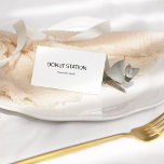 Stylish  Calligraphy  Buffet Food Labels Table Place Card<br><div class="desc">Elevate your event with these elegant Stylish Calligraphy Buffet Food Labels and Table Numbers. Designed with a minimalist yet sophisticated touch, these cards feature beautiful script-style calligraphy that adds a timeless charm to any setting. Perfect for weddings, bridal showers, baby showers, or formal dinner parties, they seamlessly blend practicality and...</div>