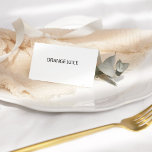 Stylish  Calligraphy  Buffet Food Labels Table Place Card<br><div class="desc">Elevate your event with these elegant Stylish Calligraphy Buffet Food Labels and Table Numbers. Designed with a minimalist yet sophisticated touch, these cards feature beautiful script-style calligraphy that adds a timeless charm to any setting. Perfect for weddings, bridal showers, baby showers, or formal dinner parties, they seamlessly blend practicality and...</div>