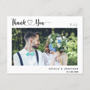 Stylish Calligraphy Thank You card