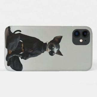Stylish Cat Design iPhone 11 Case