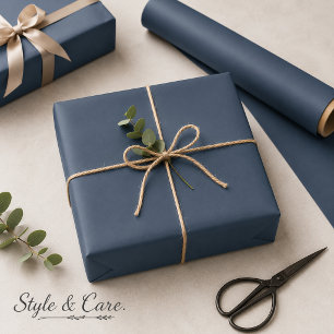 Stylish Charcoal Colour Wrapping Paper for Gifts