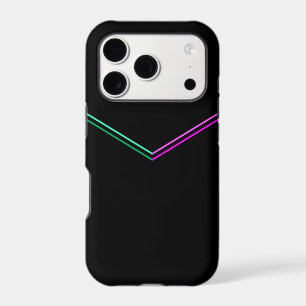 Stylish Chevron Pattern Design on Black