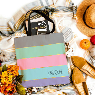 Stylish Chic Pastel Pattern theme Tote Bag