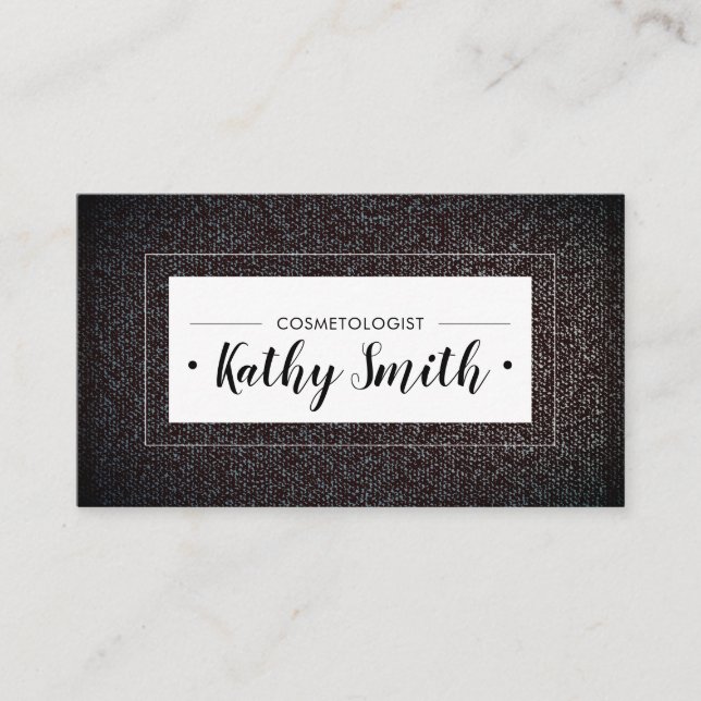 Stylish Chic Professional Business Card (Front)