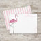 Stylish Chic Watercolor Pink Flamingo Personalized