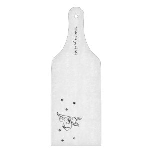 Stylish Chihuahua: Personalised Line Art Cutting Board