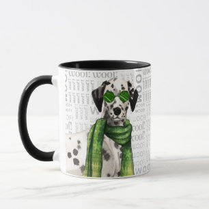 Stylish Christmas Dalmatian Dog Mug