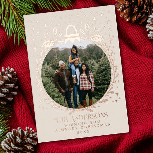 Stylish Christmas Foliage Ornament Photo 