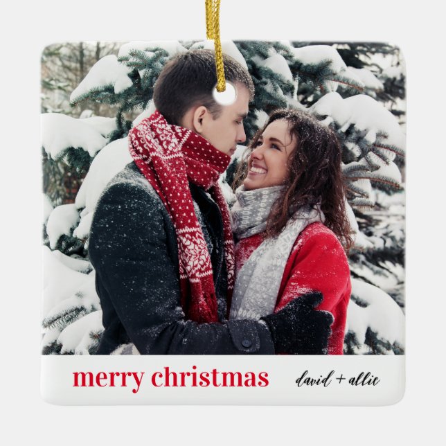 Stylish Christmas | Modern Ornament (Front)