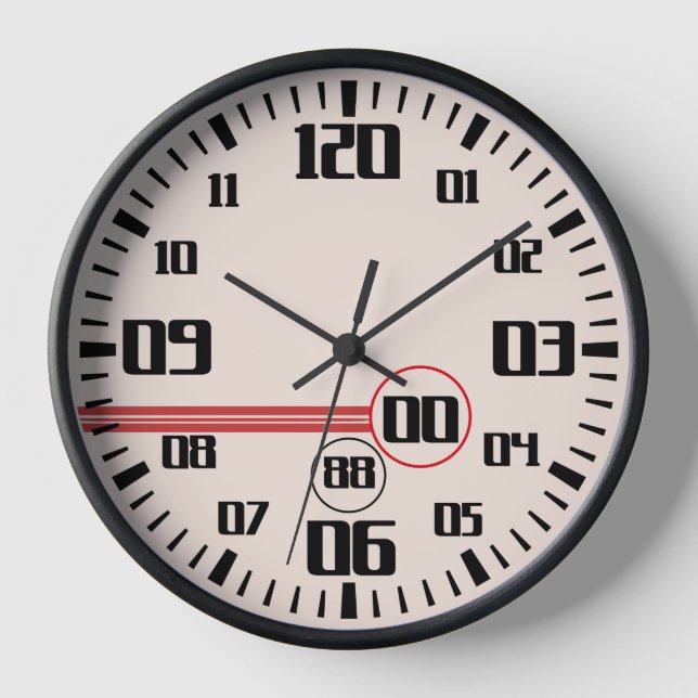 stylish chronograph type european style design clock (Front)