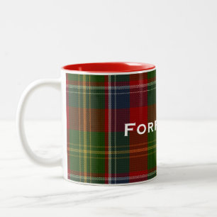 Stylish Clan Forrester Tartan Plaid Mug