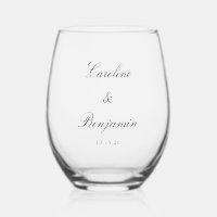 Stylish Classic Script Elegant Wedding Custom