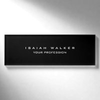 Stylish Classy Plain Unique Special Black & White