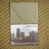 Stylish Cleveland Ohio Skyline View