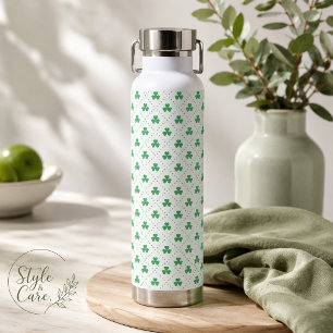Stylish Clover Pattern Water Bottle for Everyday