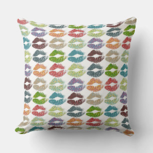 Stylish Colourful Lips #16 Cushion