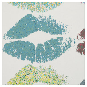Stylish Colourful Lips #16 Fabric