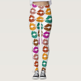 Stylish Colourful Lips #22 Leggings